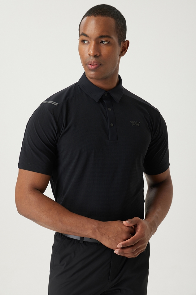 SUMMER WOVEN HYBRID COLLAR SHORT-SLEEVE