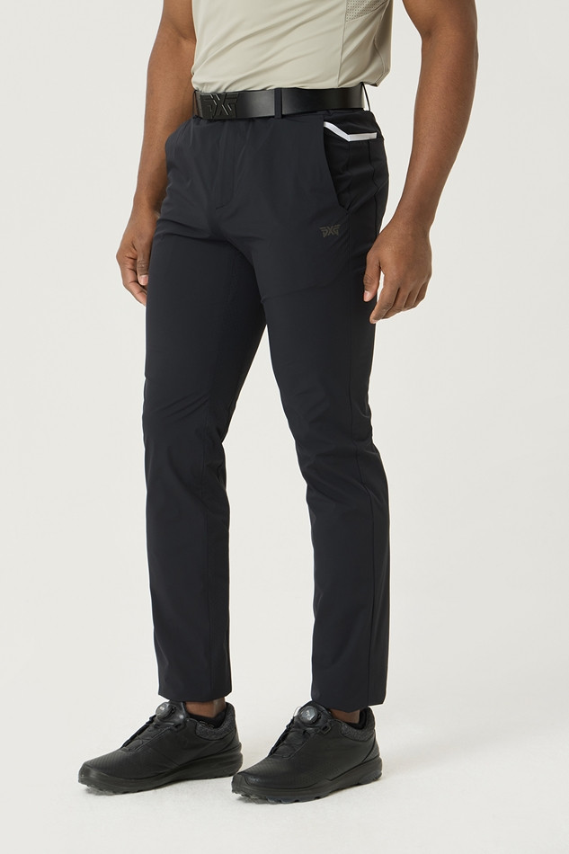 SUMMER COLOR POINT PERFORATED PANTS
