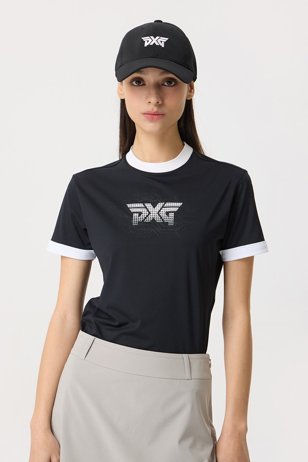 WOMENS SUMMER ROUND NECK SHORT-SLEEVE