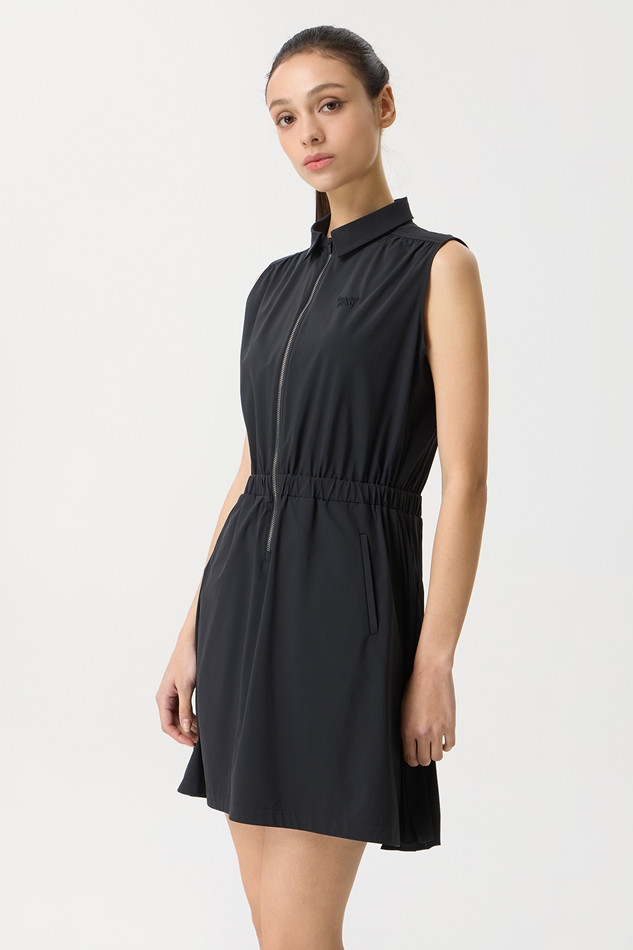 WOMENS SUMMER COLLARED ONE-PIECE