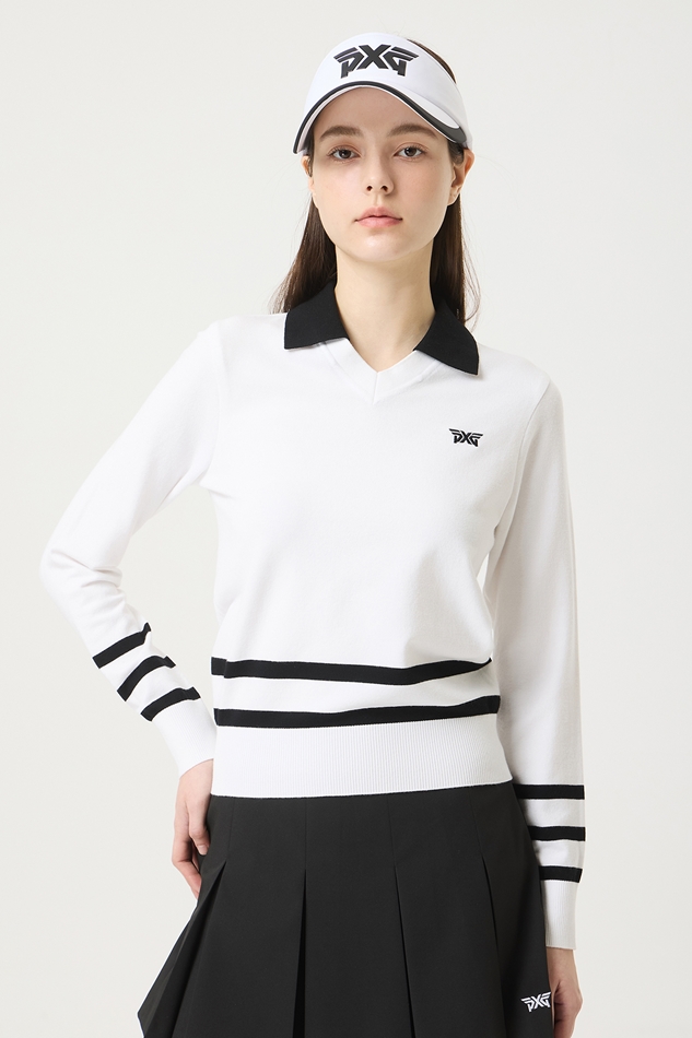 WOMENS COLLARED SWEATER