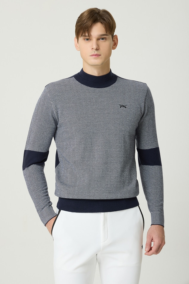 WINTER MOCK NECK WINDPROOF SWEATER