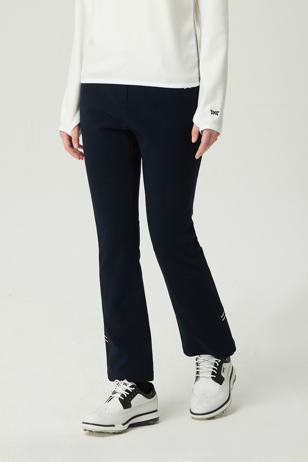 WOMEN WINTER BRUSHED BOOTS CUT PANTS