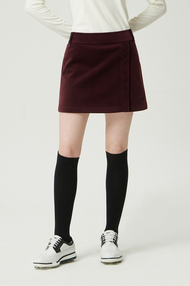 WOMEN WINTER A-LINE WRAP SKIRT