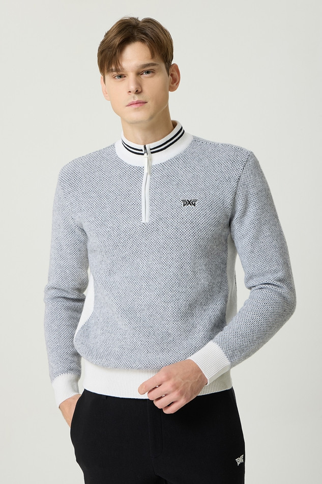 WINTER HALF ZIP-UP WINDPROOF SWEATER