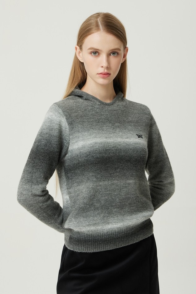 WOMEN WINTER WINDPROOF HOODIE SWEATER