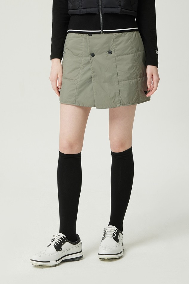 WOMEN WINTER PADDED LAYERED SKIRT