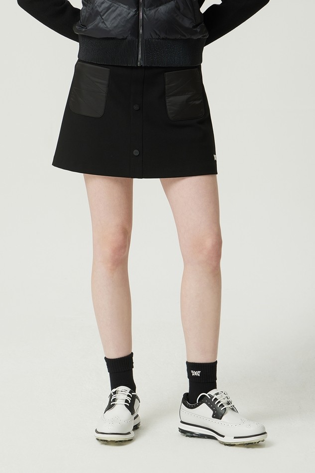 WOMEN WINTER QUILTING POINT SKIRT