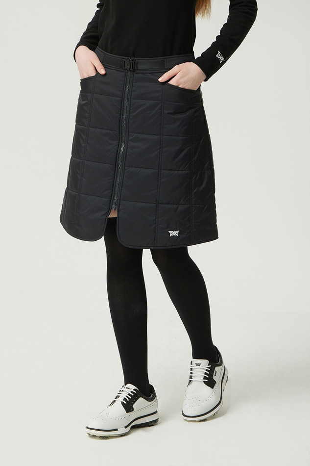 WOMEN WINTER BELT PADDED SKIRT