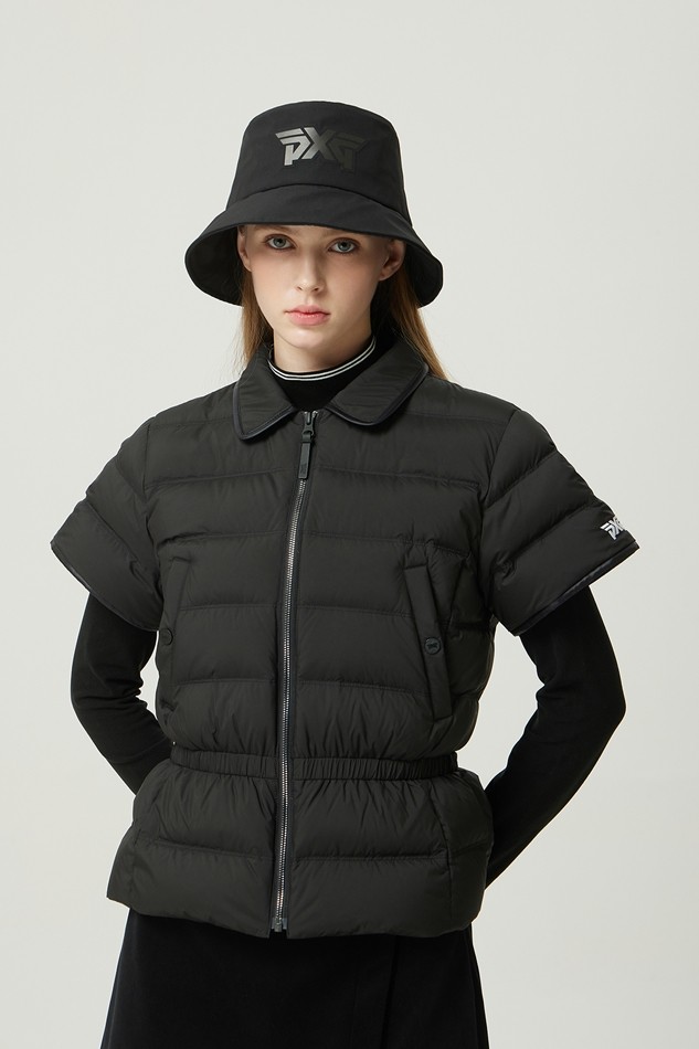 WOMEN WINTER SHORT SLEEVED DOWN VEST