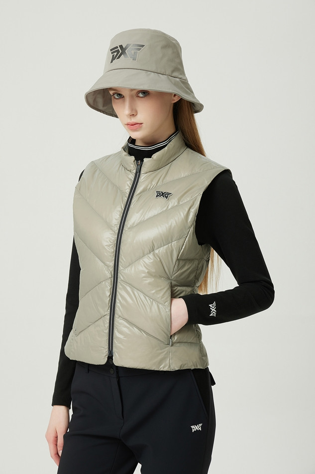 WOMEN WINTER LIGHT WEIGHT SWING DOWN VEST
