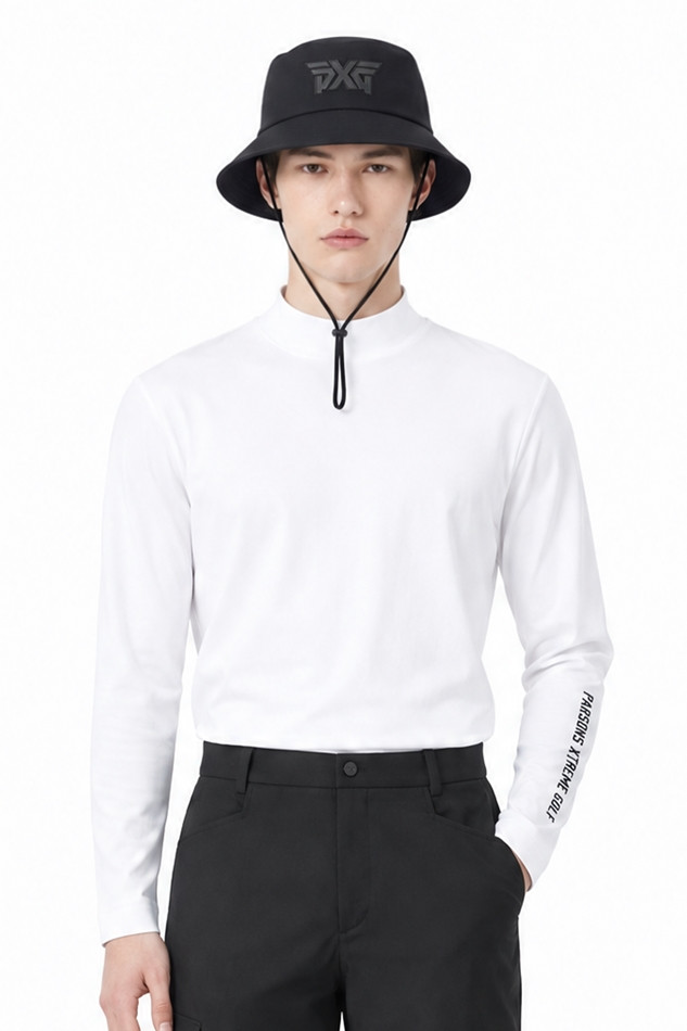 MEN ESSENTIAL BASELAYER LONG SLEEVE PKFPM110401 WHITE 상품 이미지 1