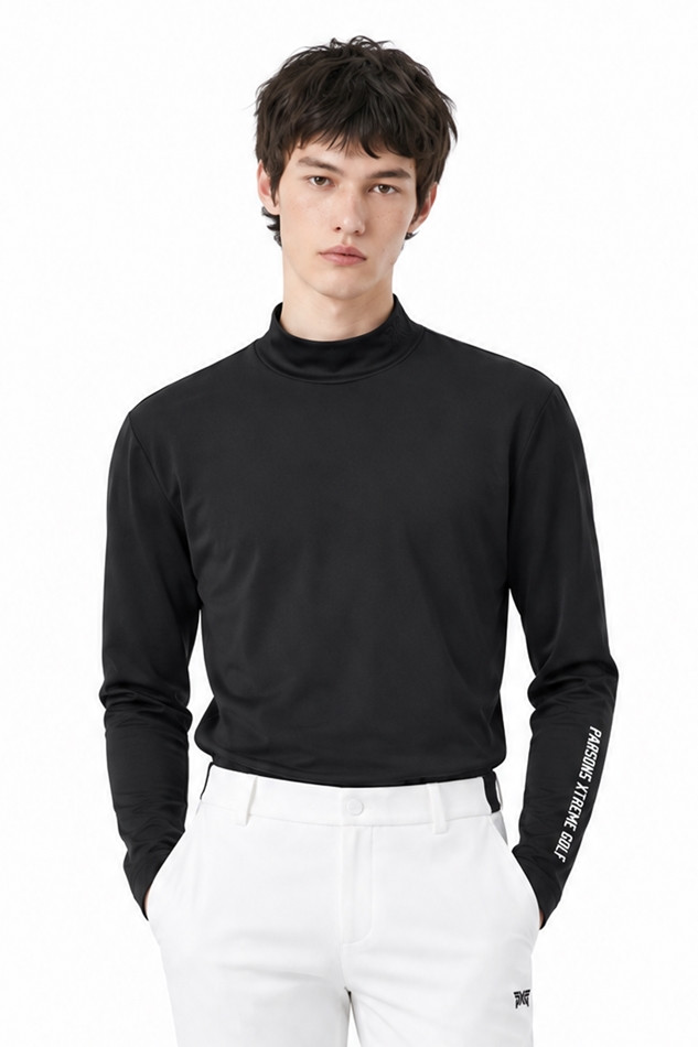 MEN ESSENTIAL BASELAYER LONG SLEEVE PKFPM110421 BLACK 상품 이미지 1
