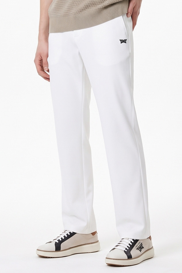 MEN ESSENTIAL STANDARD FIT PANTS PKFPM510201 WHITE 상품 이미지 1