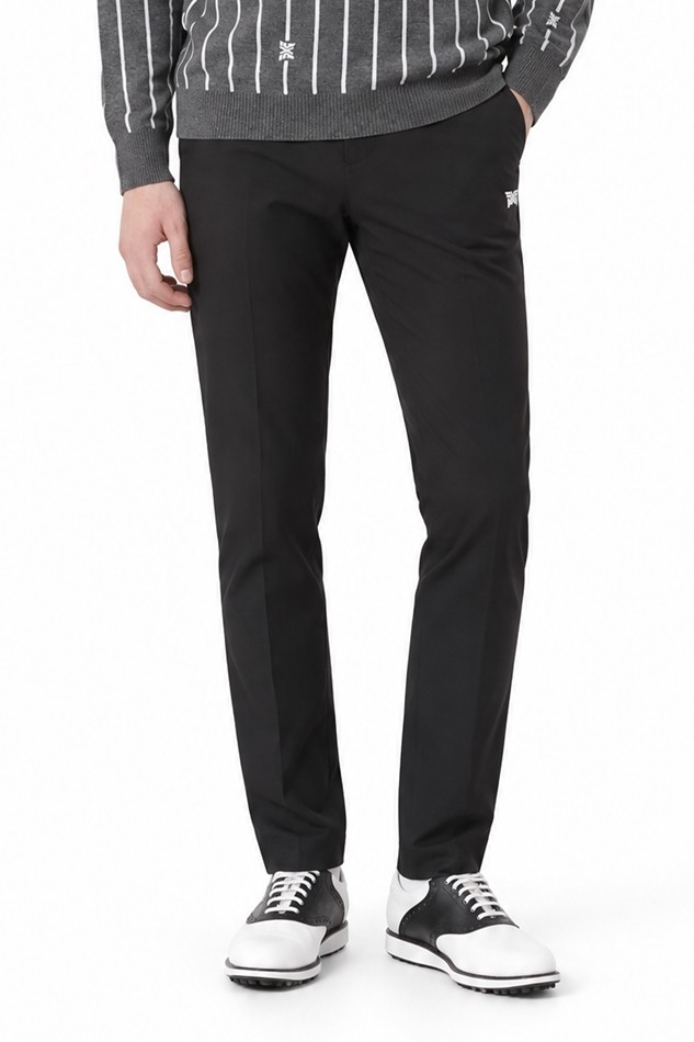 MEN ESSENTIAL STANDARD FIT PANTS PKFPM510221 BLACK 상품 이미지 1