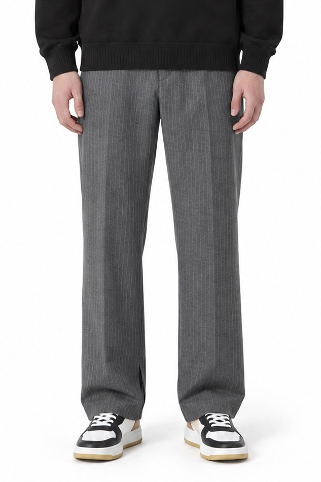 MEN WIDE FIT PANTS PKFPM510412 M/GREY 상품 이미지 1