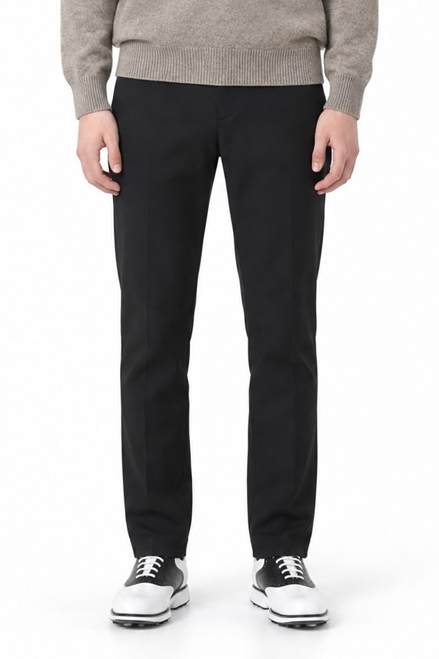 MEN R/N STANDARD FIT PANTS PKFPM510621 BLACK 상품 이미지 1