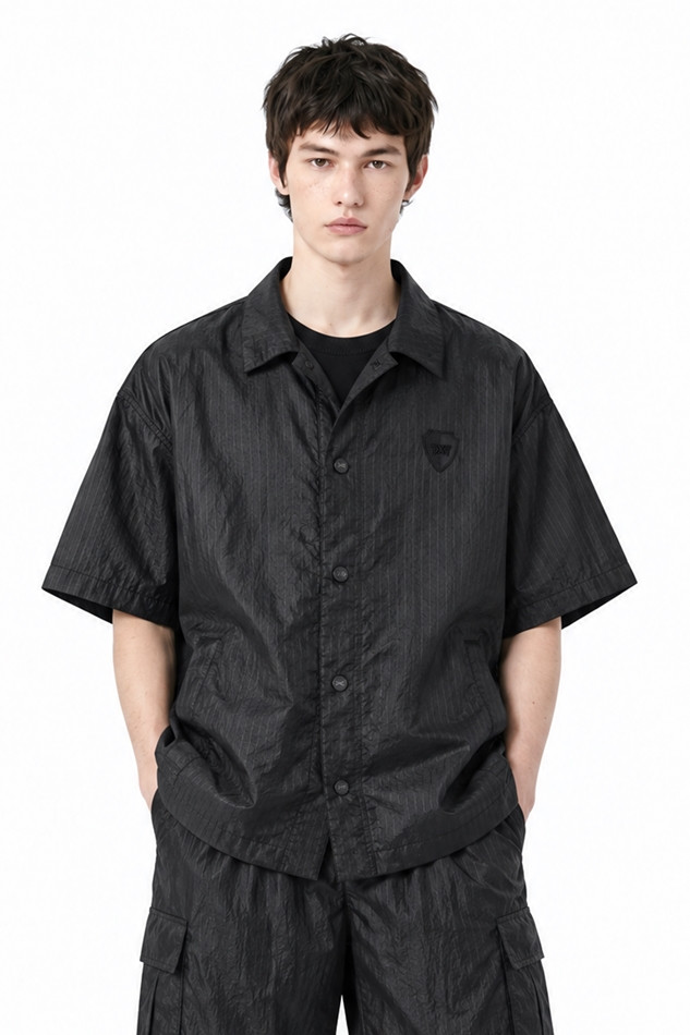 MEN SHORT-SLEEVE JK PKFPM610121 BLACK 상품 이미지 1
