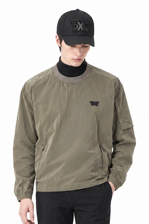 MEN ANORAK JACKET PKFPM610405 BEIGE 상품 이미지 1