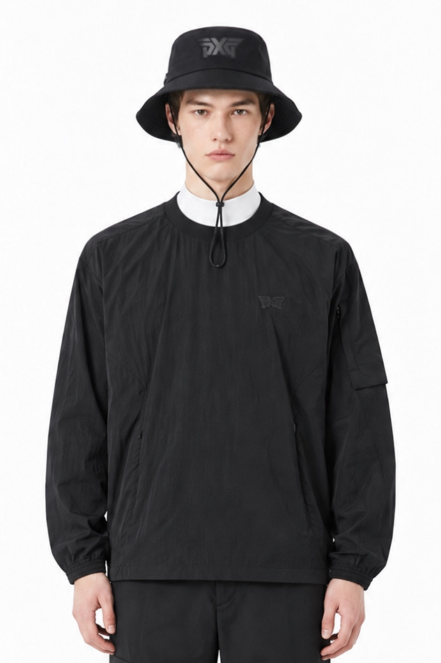 MEN ANORAK JACKET PKFPM610421 BLACK 상품 이미지 1