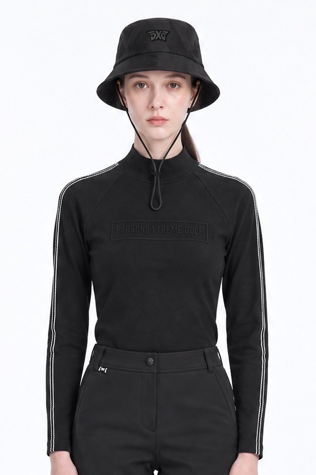 WOMEN MOCK NECK BASELAYER PKFPW110721 BLACK 상품 이미지 1