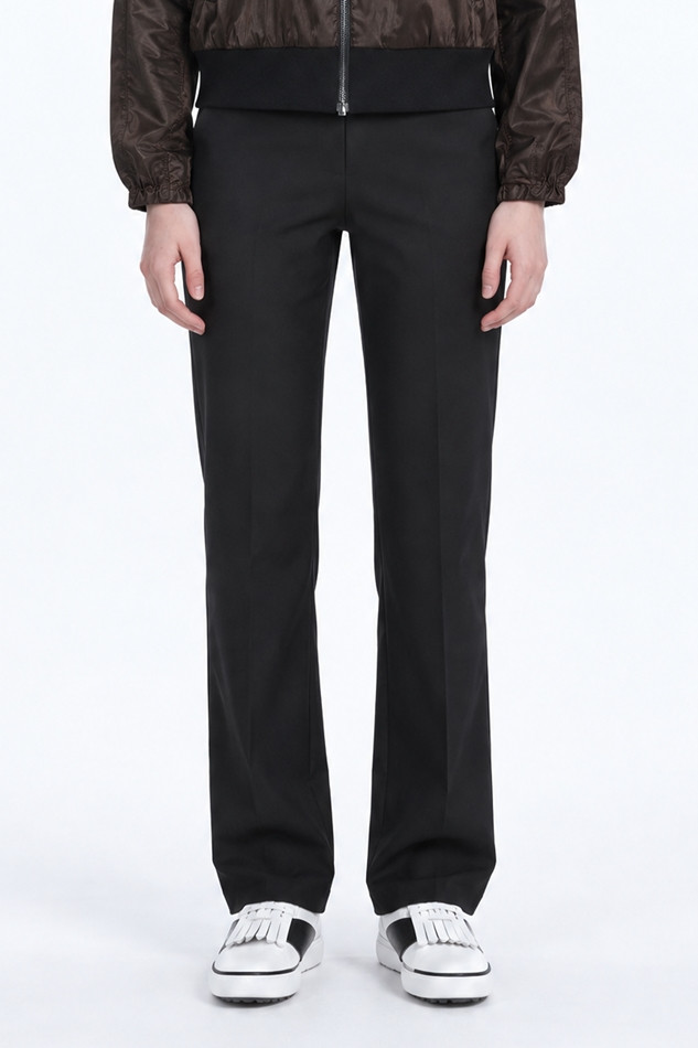 WOMEN SLIM FIT PANTS PKFPW510221 BLACK 상품 이미지 1