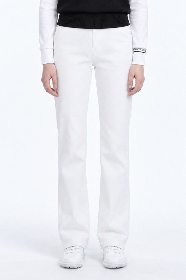 WOMEN HIP UP BOOTCUT PANTS PKFPW510301 WHITE 상품 이미지 1