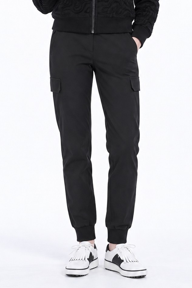 WOMEN JOGGER PANTS PKFPW510521 BLACK 상품 이미지 1