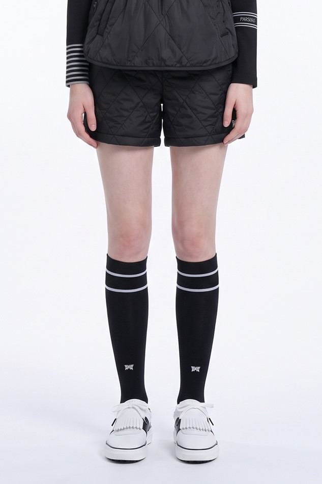 WOMEN RE-WOOL PADDED SHORTS PKFPW520921 BLACK 상품 이미지 1