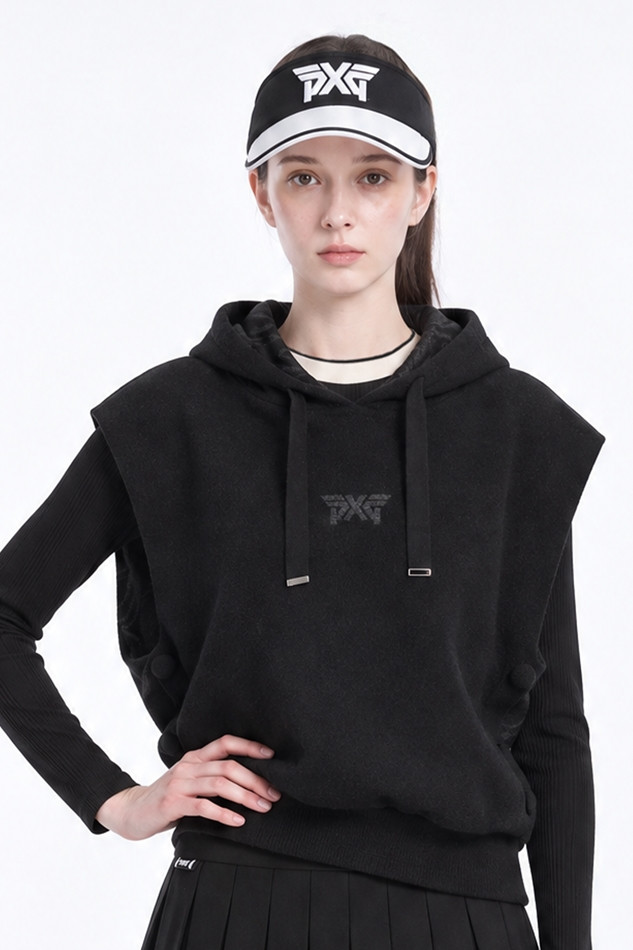 WOMEN BASIC LINE POINT VISOR PKFPW950921 BLACK 상품 이미지 1