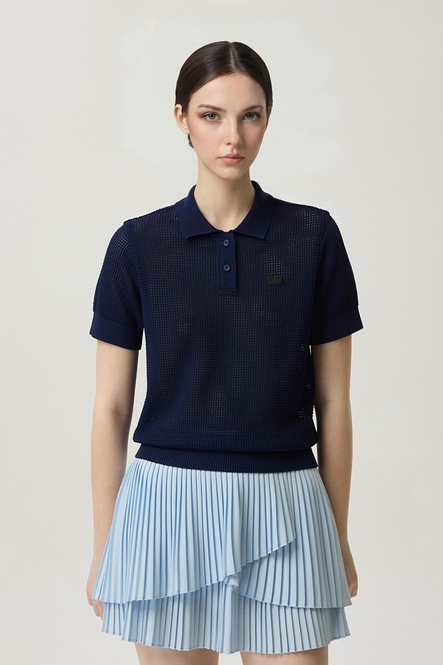 WOMEN BASIC COLLARED SWEATER