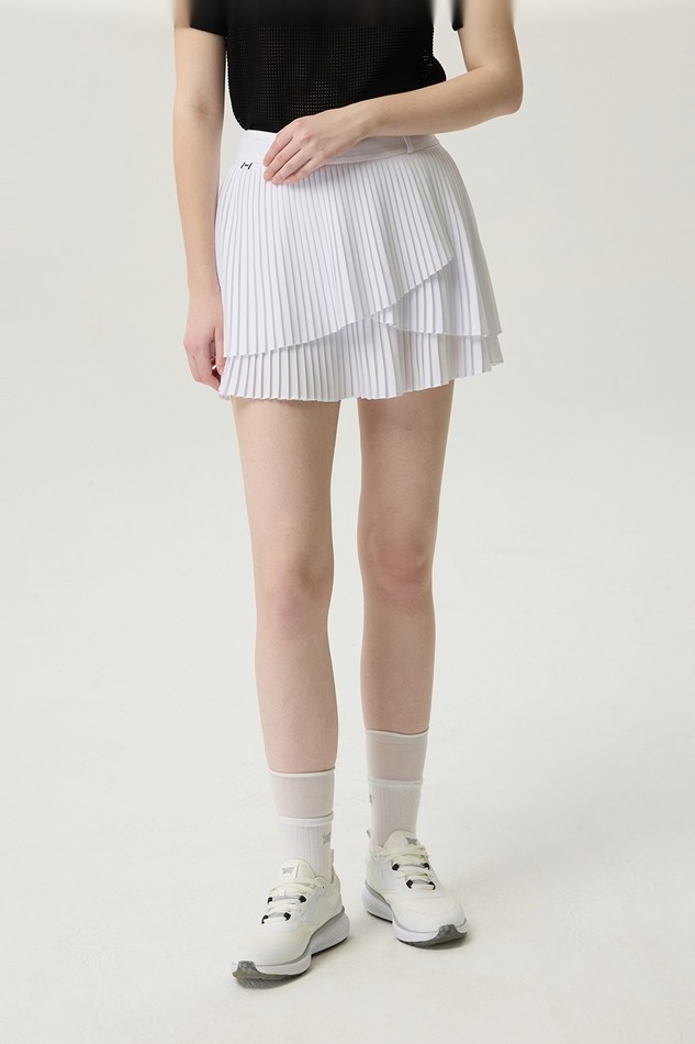 WOMEN WRAP PLEATED SKIRTS