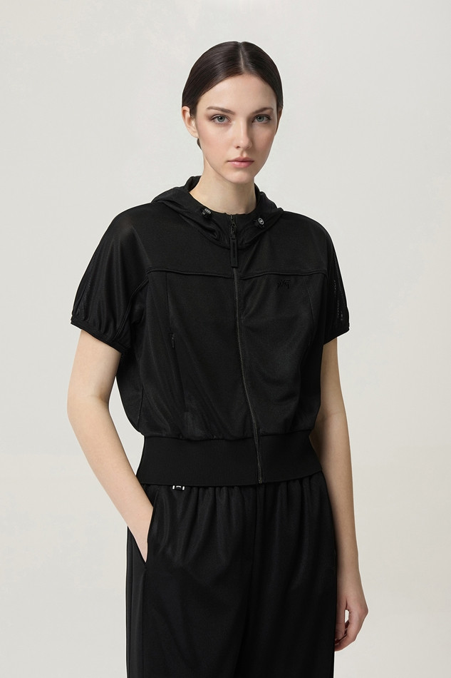 WOMEN HOOD ZIP-UP