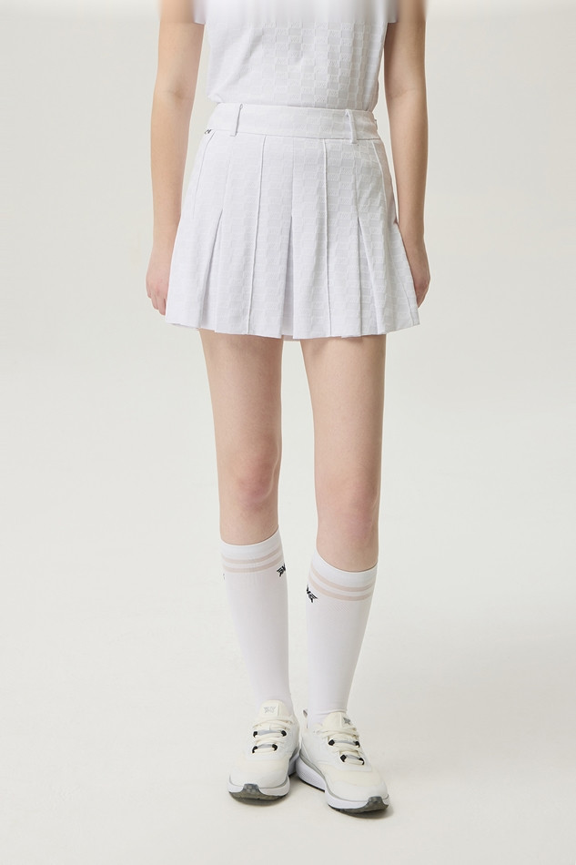 WOMEN JACQUARD FLARE SKIRTS