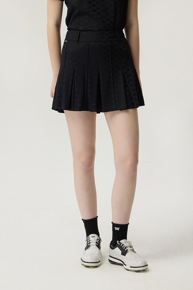 WOMEN JACQUARD FLARE SKIRTS