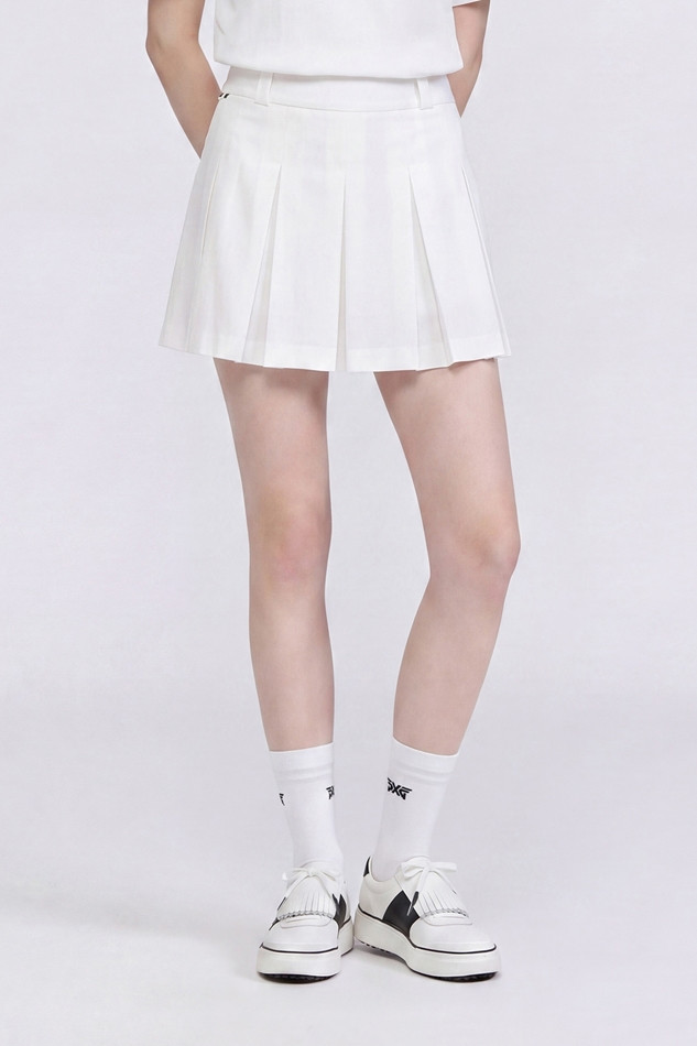 WOMEN TEXTURED PLEATED SKIRT SET-UP