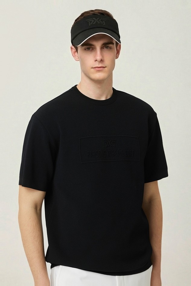 MEN ROUND NECK SHORT SLEEVE SWEATER