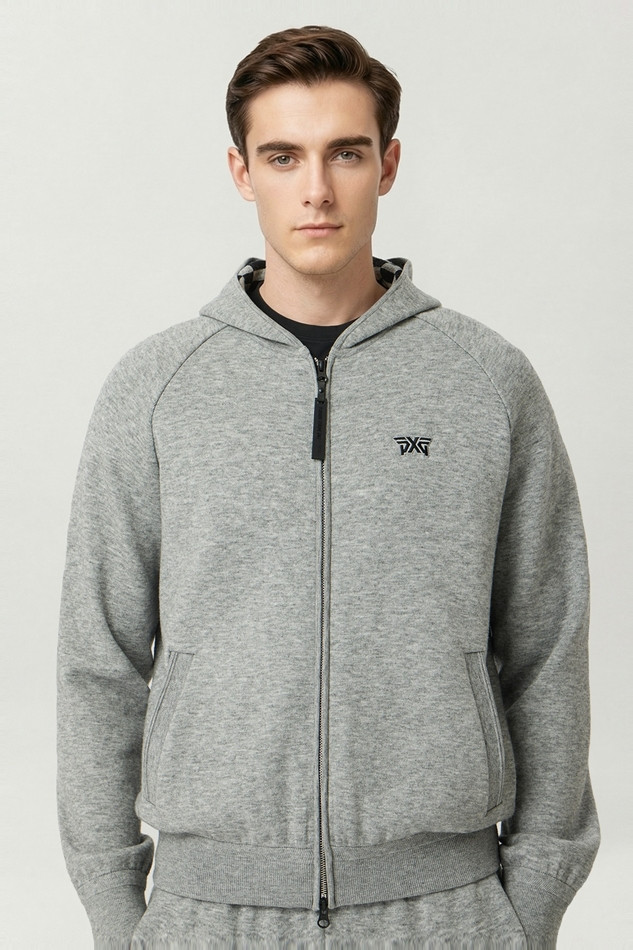 MEN GEN-X FULL ZIP-UP SWEATER