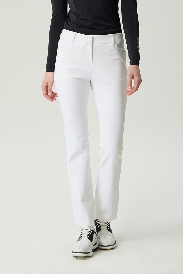 WOMEN LINE POINT SLIM BOOTS CUT PANTS