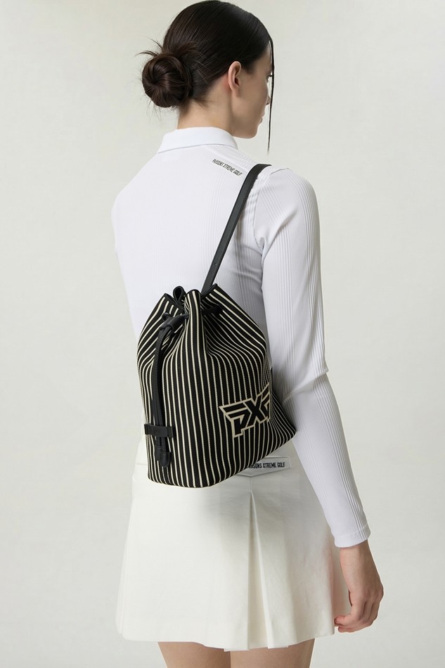 WOMEN 3-WAY KNITTED BUCKET BAG