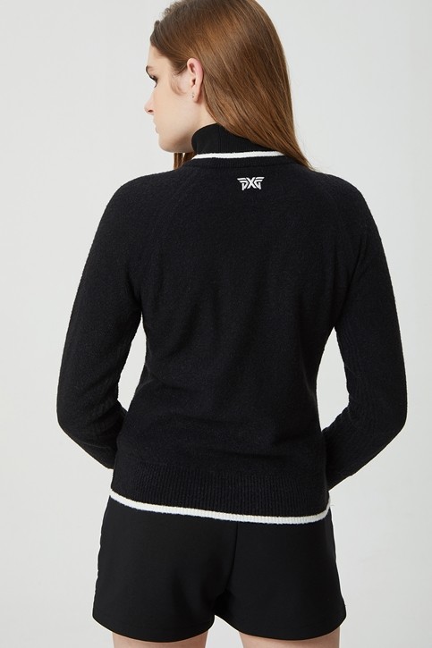 WOMEN WINTER WINDPROOF HIGH NECK PULLOVER SWEATER