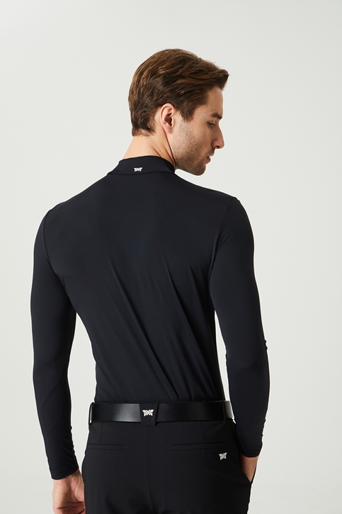 SUMMER MOCK NECK BASELAYER LONG SLEEVE T-SHIRT
