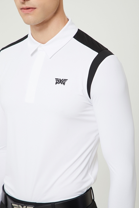 SUMMER COOL SLEEVE COLLAR LONG SLEEVE T-SHIRT