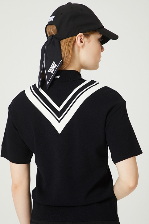 SUMMER SHORT SLEEVE COLLAR SWEATER
