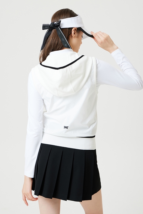 WOMEN FULL ZIP-UP KNIT VEST