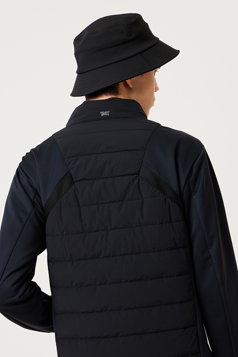 WINTER HYBRID QUILTED SWING DOWN JACKET