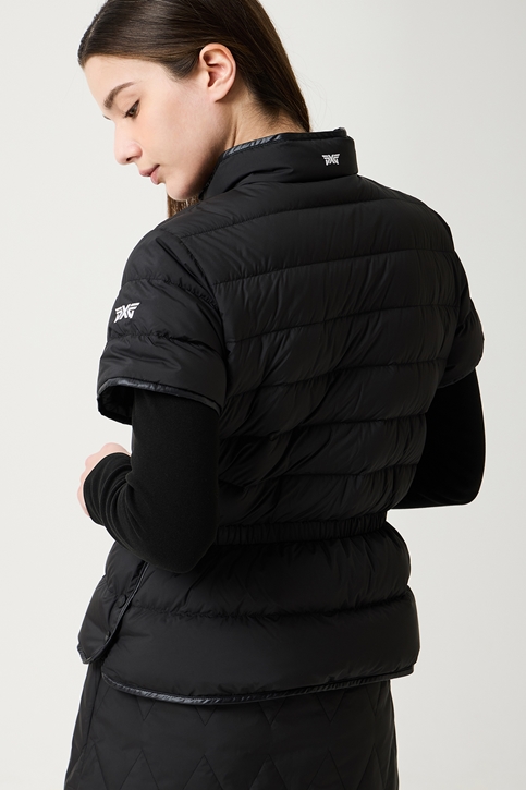 WOMEN WINTER SHORT SLEEVED DOWN JACKET