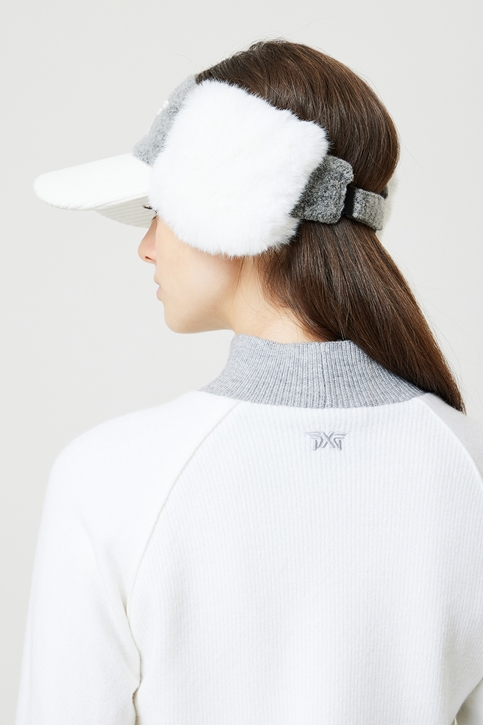 WOMEN FUR VISOR