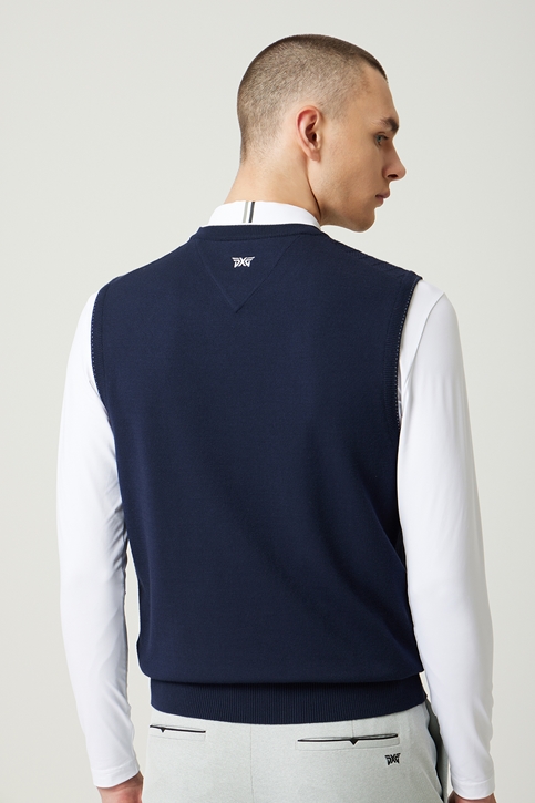 ROUND NECK SWEATER VEST