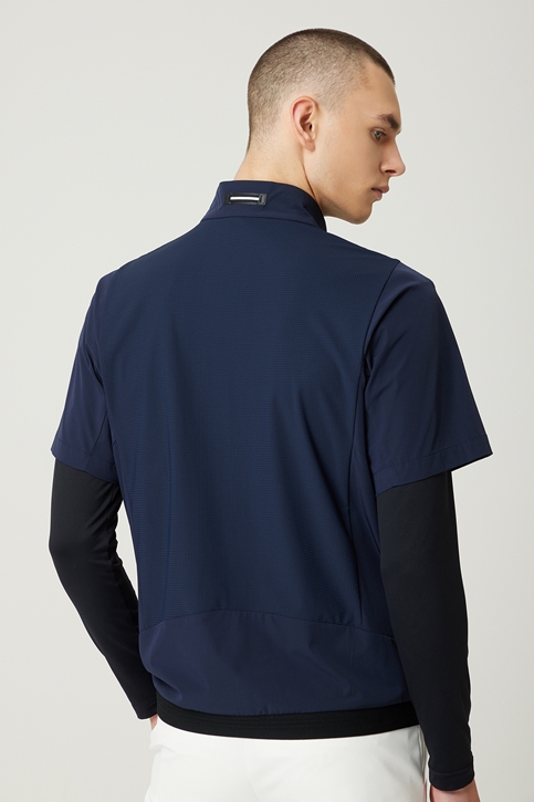 SHORT-SLEEVED SWING JACKET